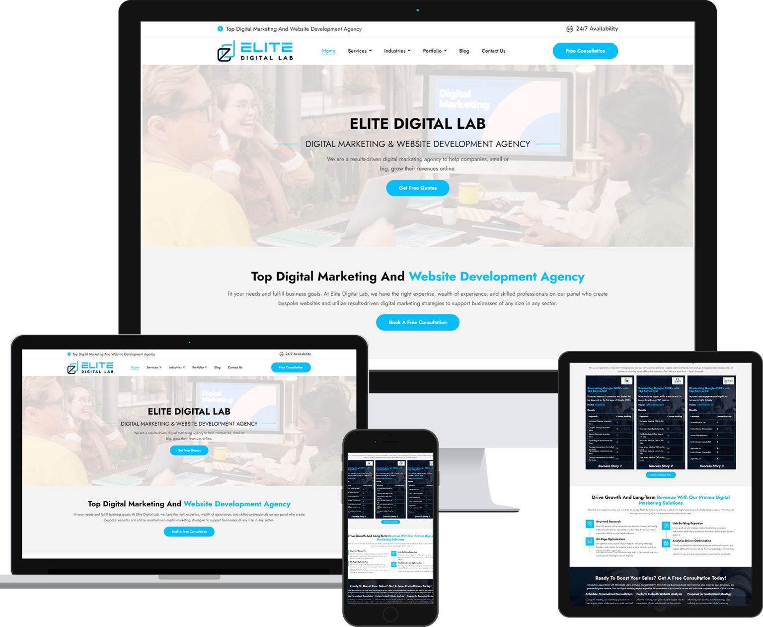 Web Design & Development - Let Elite Digital Lab Help You Grow and ...